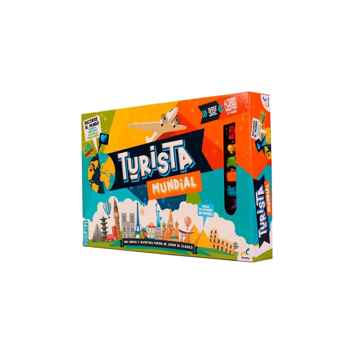 Novelty JCA-2928- Turista mundial caja de cartón