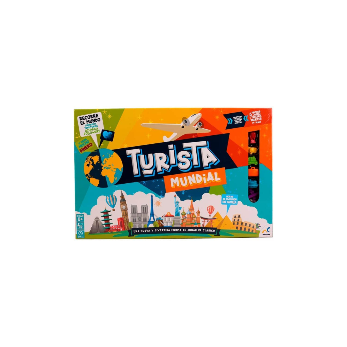 Novelty JCA-2928- Turista mundial caja de cartón