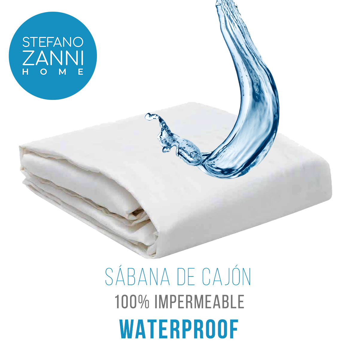 Protector de Colchón 100% Impermeable Stefano Zanni, Individual