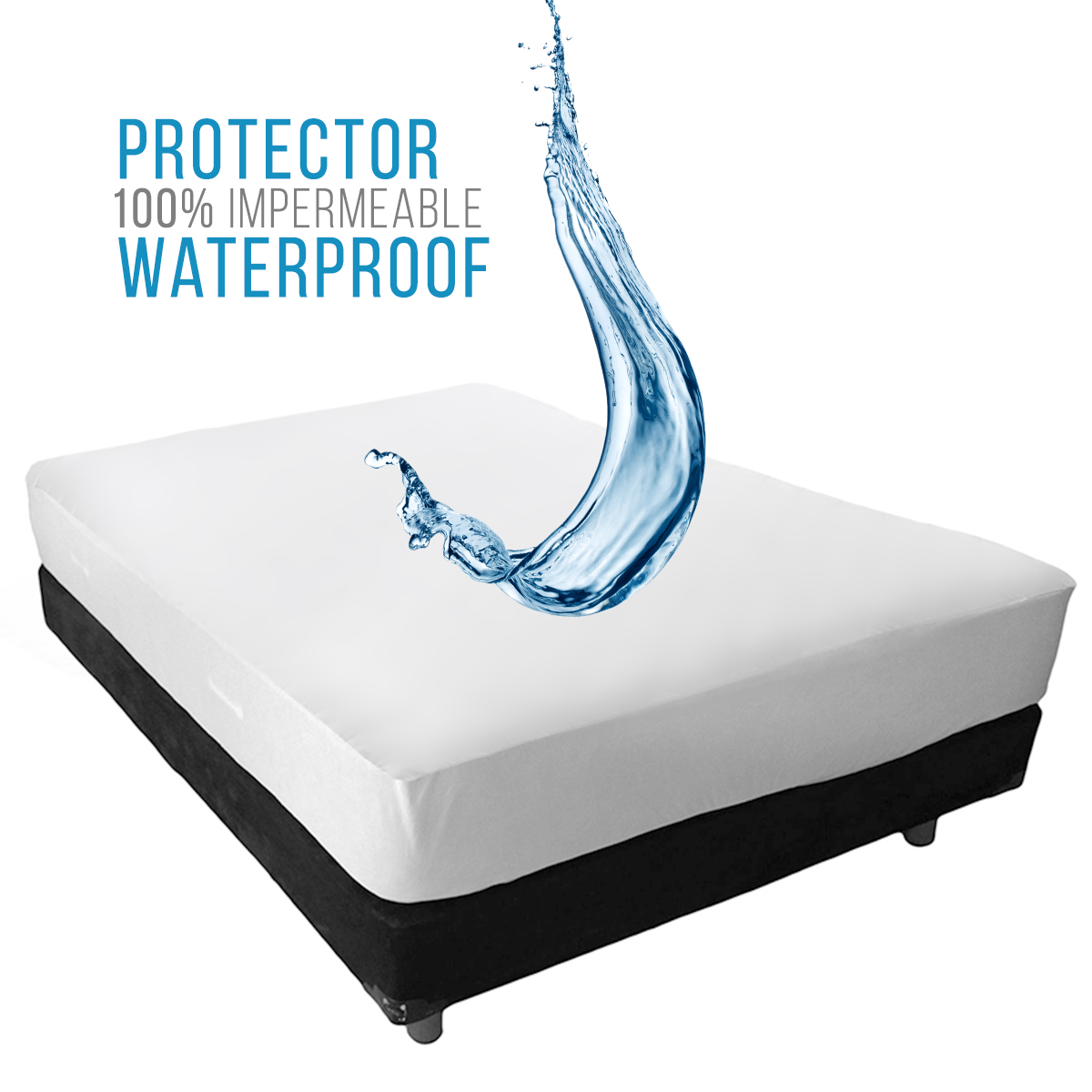 Protector de Colchón 100% Impermeable Stefano Zanni, Individual