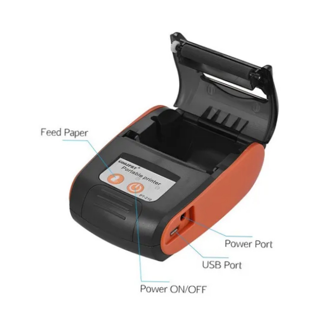 Goojprt Pt-210 - Impresora Térmica Portátil (58 Mm)