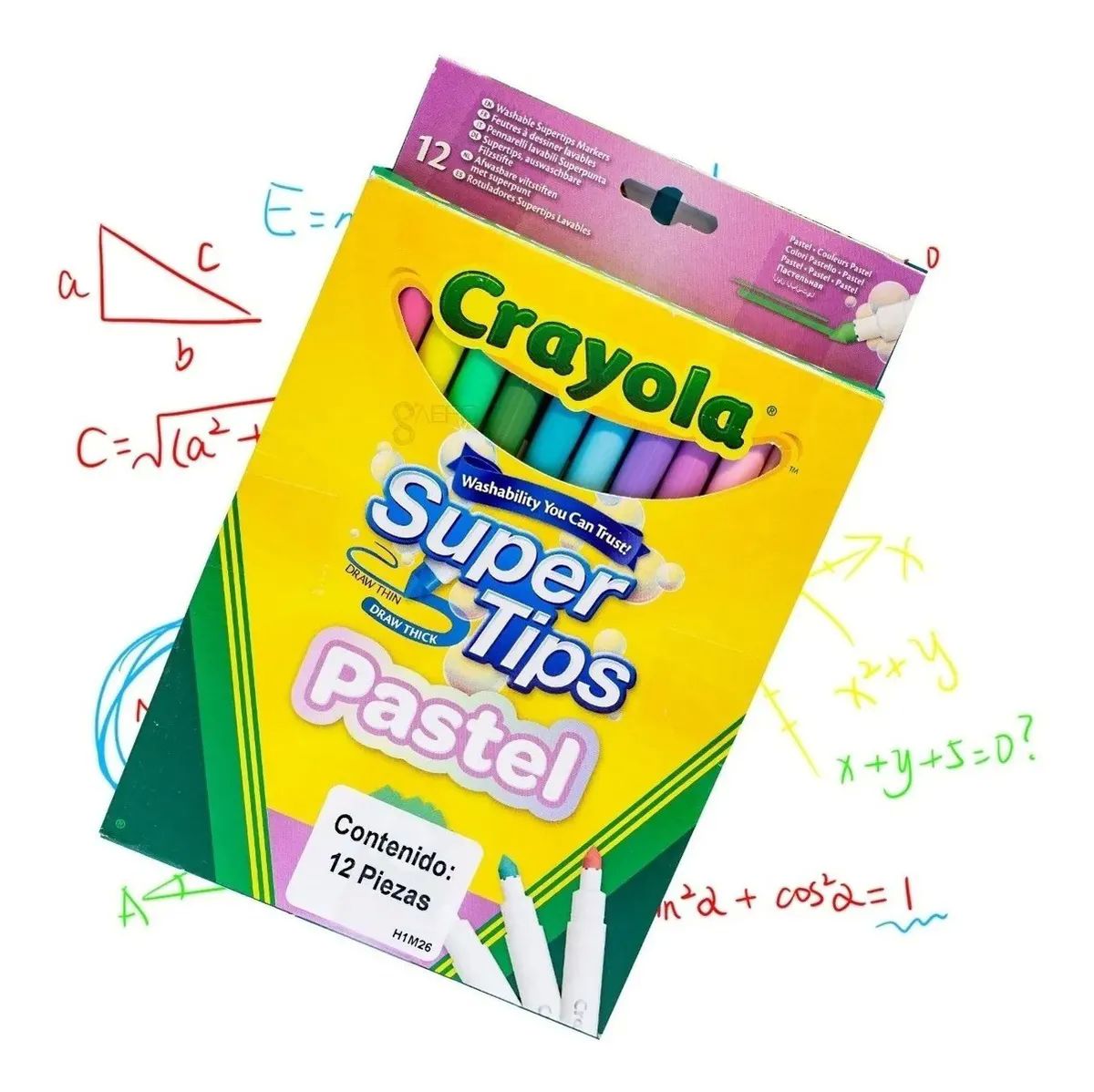 50 Plumones Super Tips + 12 Plumones Super Tips Pastel