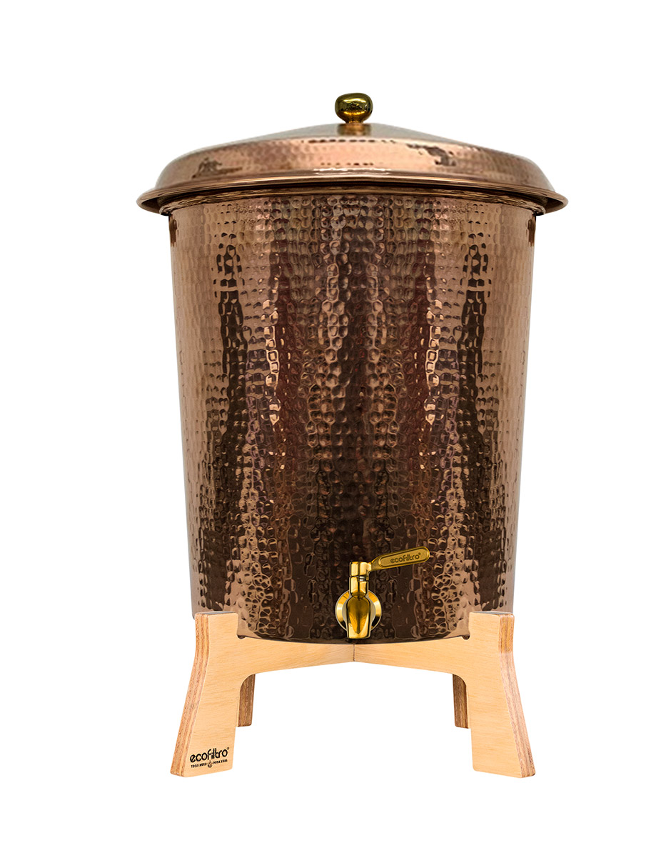 Ecofiltro Purificador Dispensador y Filtro de Agua Cobre Grande (20 L)