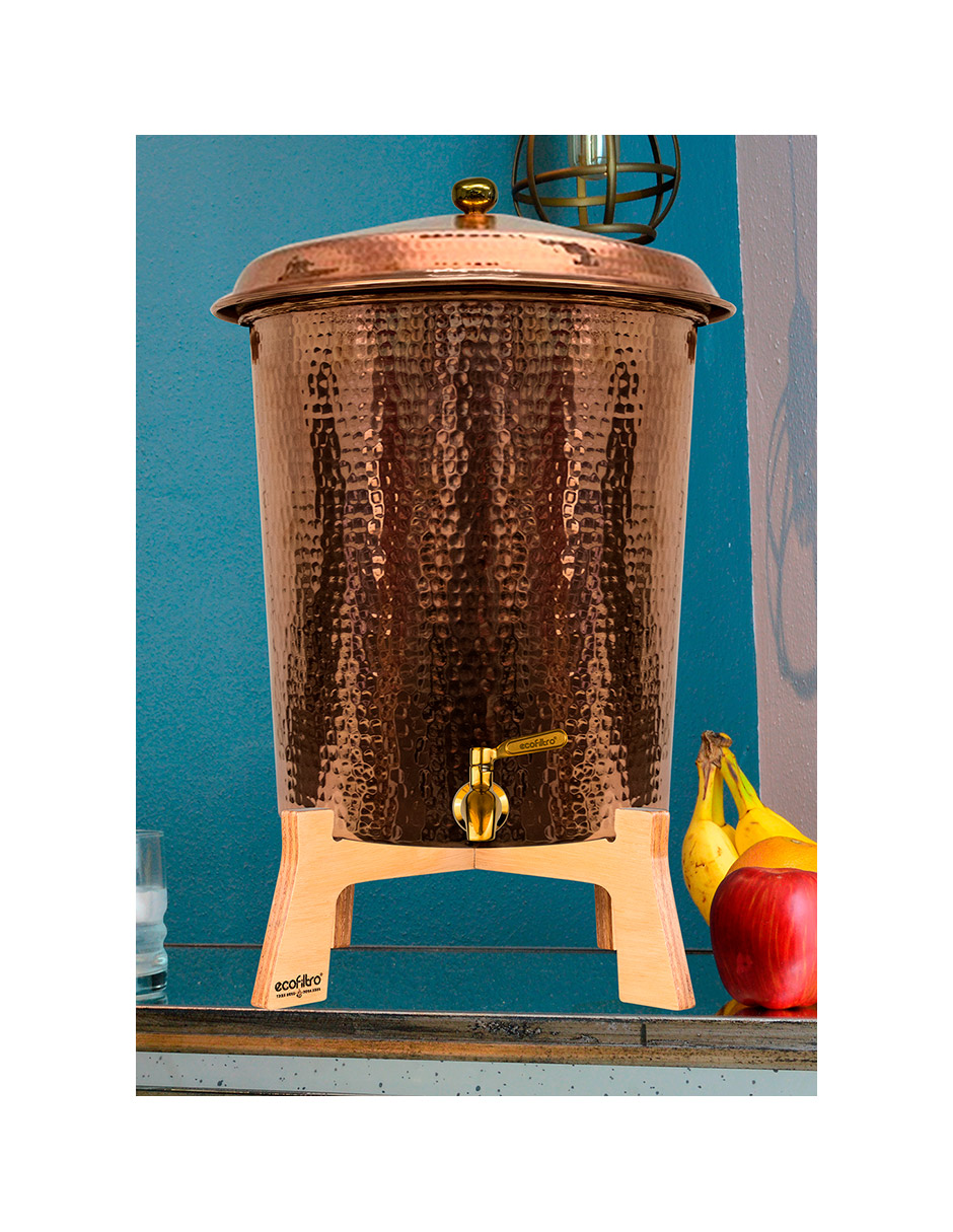Ecofiltro Purificador Dispensador y Filtro de Agua Cobre Grande (20 L)