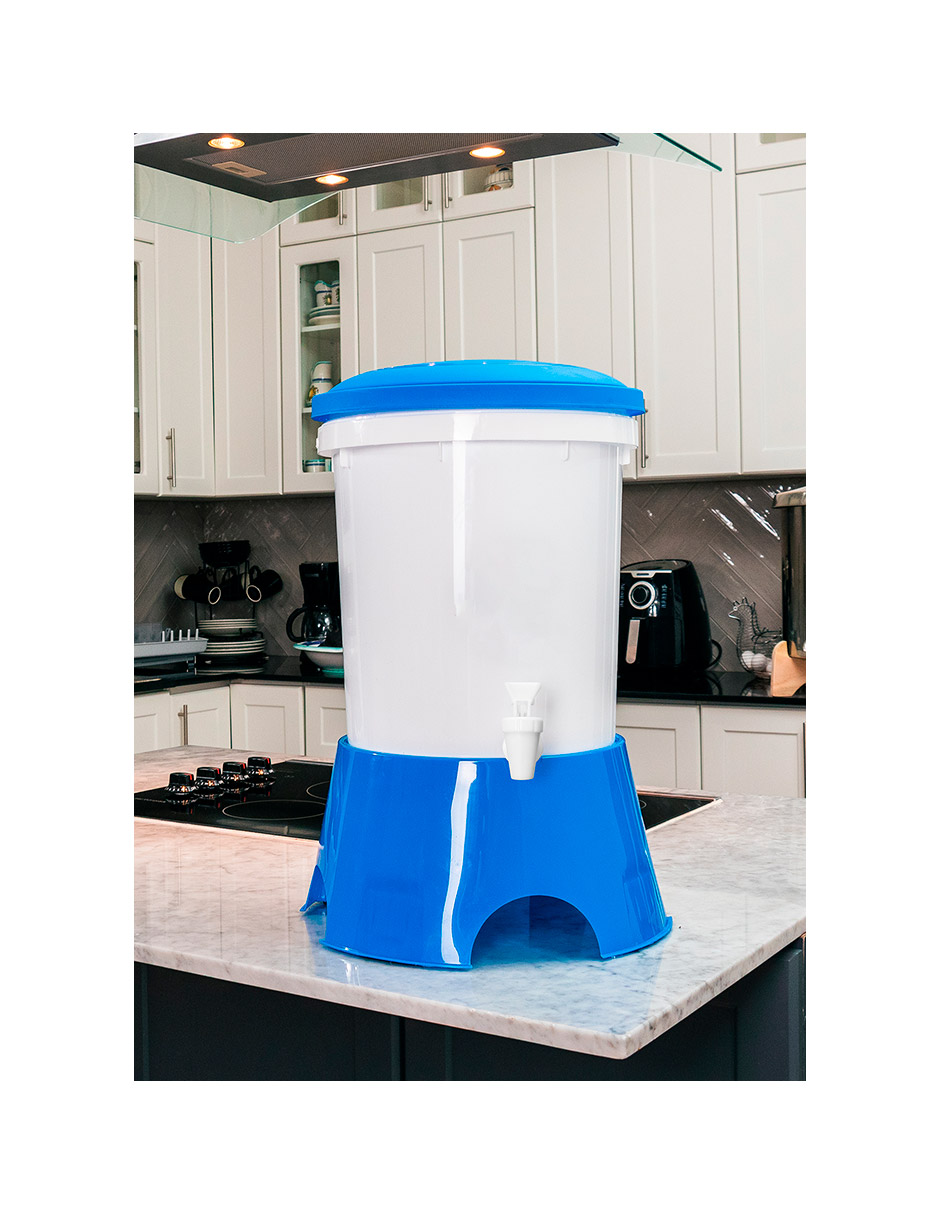 Ecofiltro Purificador Dispensador y Filtro de Agua Colors Grande (20 L) Azul Oscuro