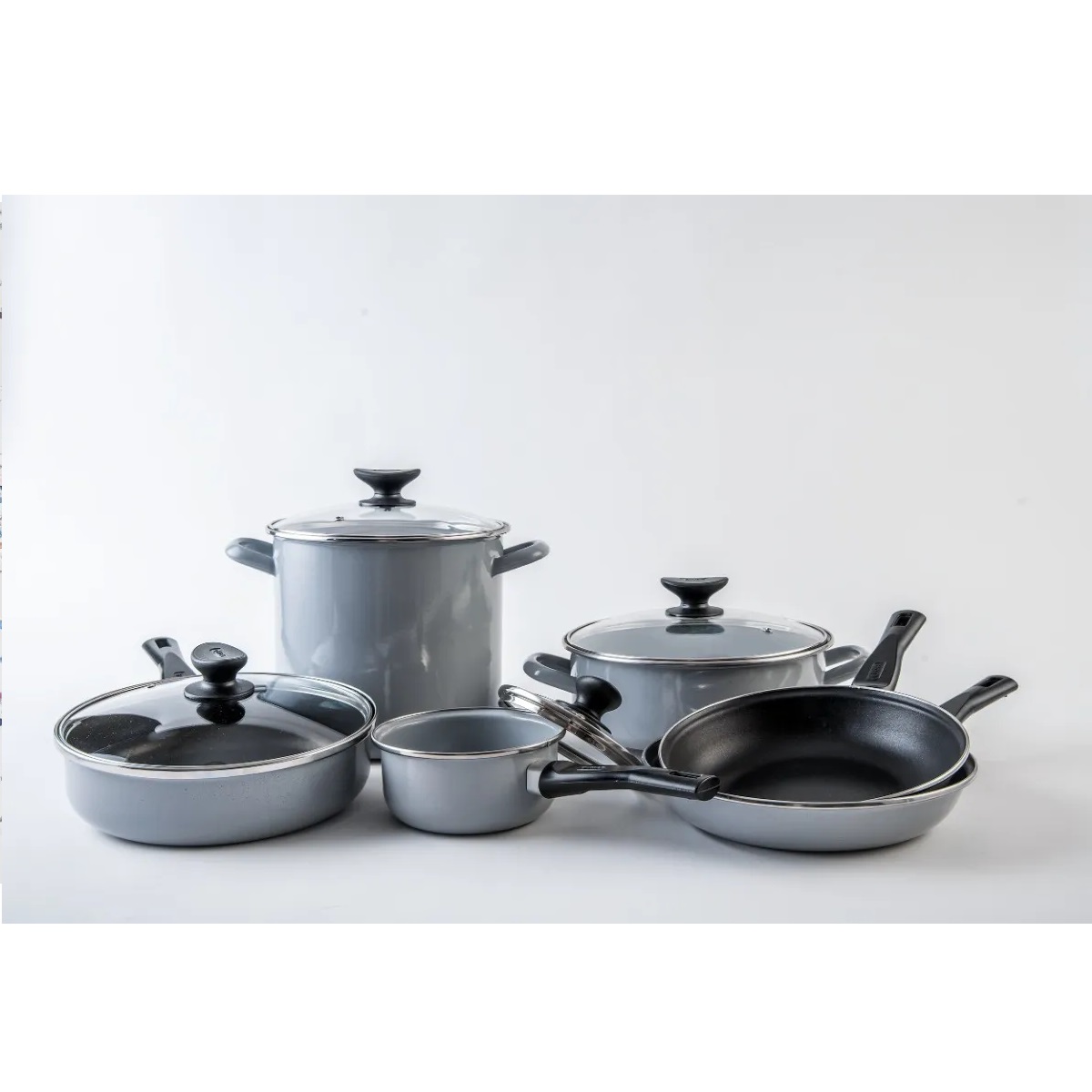 Batería De Cocina Cinsa Aniversario 319209 11 Pzas Silver ORT2