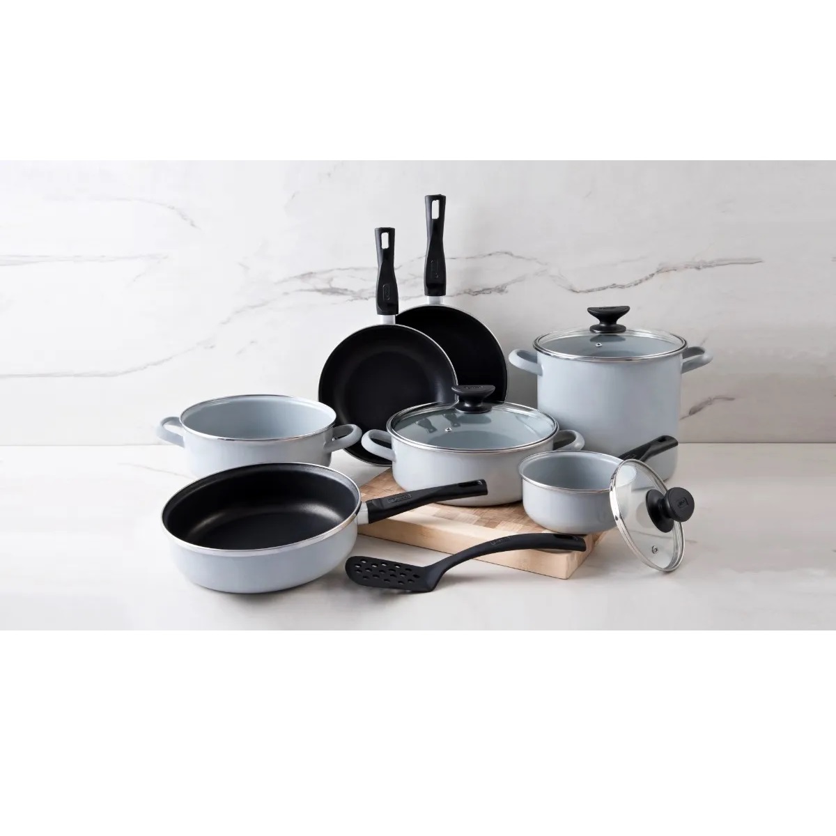 Batería De Cocina Cinsa Aniversario 319209 11 Pzas Silver ORT2