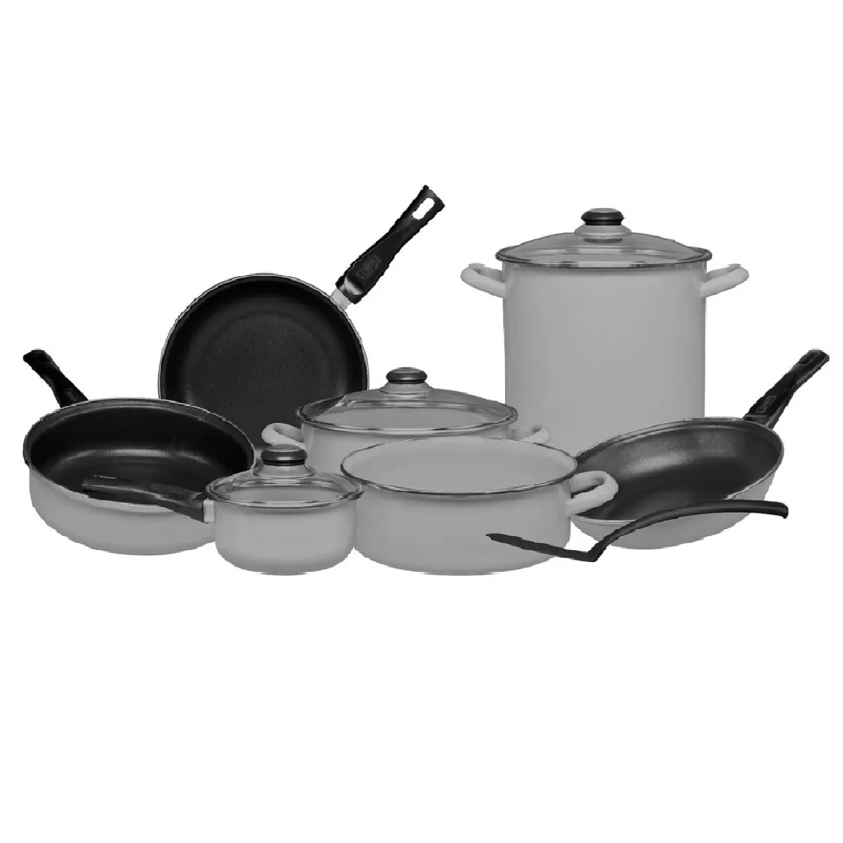 Batería De Cocina Cinsa Aniversario 319209 11 Pzas Silver ORT2