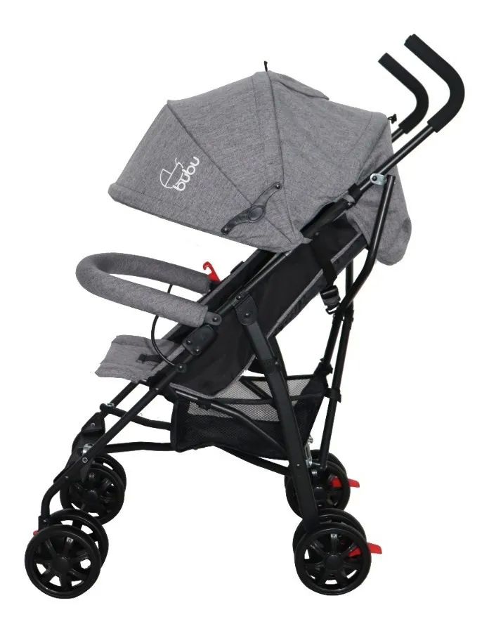 CARRIOLA BUBU BASTON 2 POSICIONES GRIS