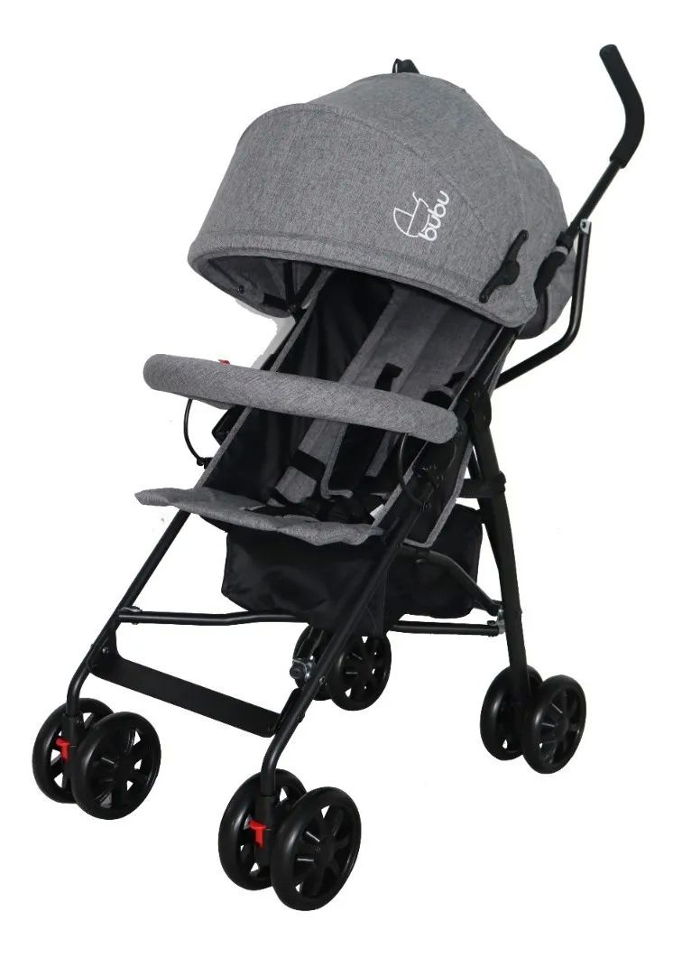 CARRIOLA BUBU BASTON 2 POSICIONES GRIS