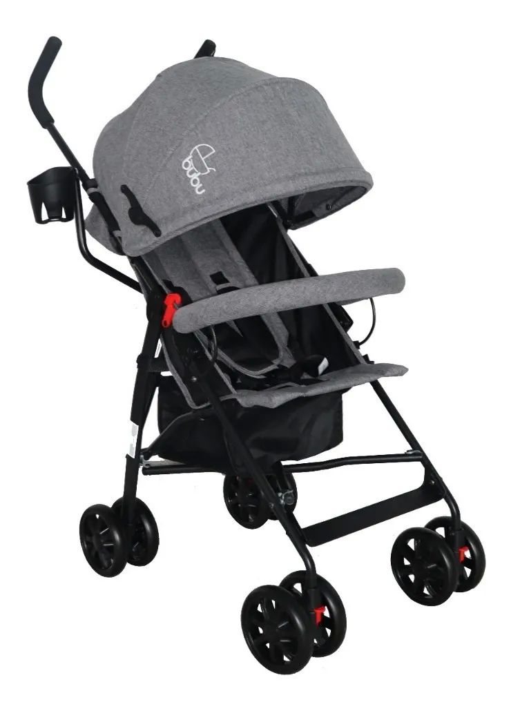 CARRIOLA BUBU BASTON 2 POSICIONES GRIS