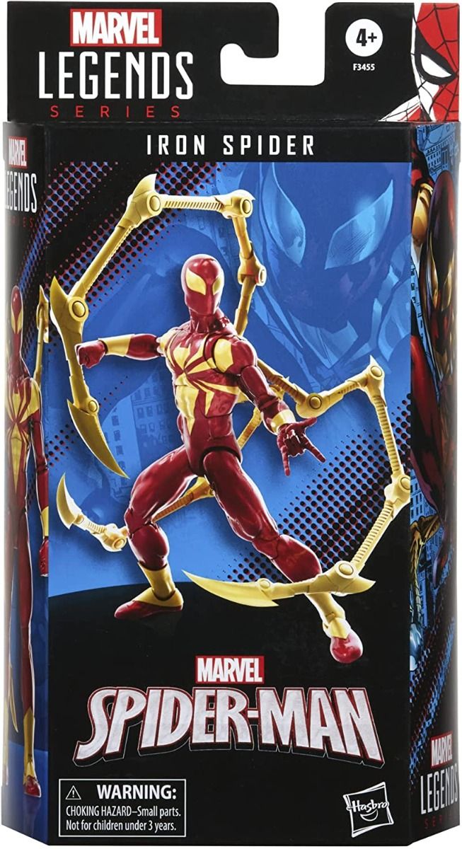 Marvel Legends Series Spider Man Figura de Iron Spider