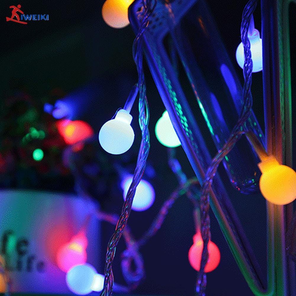 serie de focos de canica de colores luces led 2,5 metros .