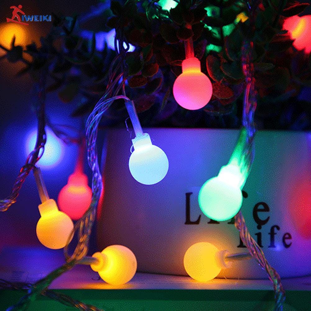 serie de focos de canica de colores luces led 2,5 metros .