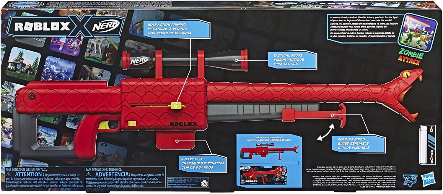 Nerf Roblox Zombie Attack Viper Strike