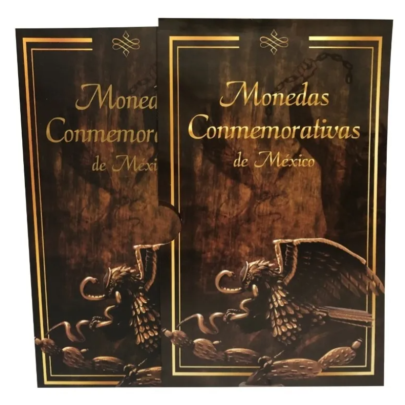 Álbum Tríptico Para Monedas Conmemorativas $5 $20 Y Billetes