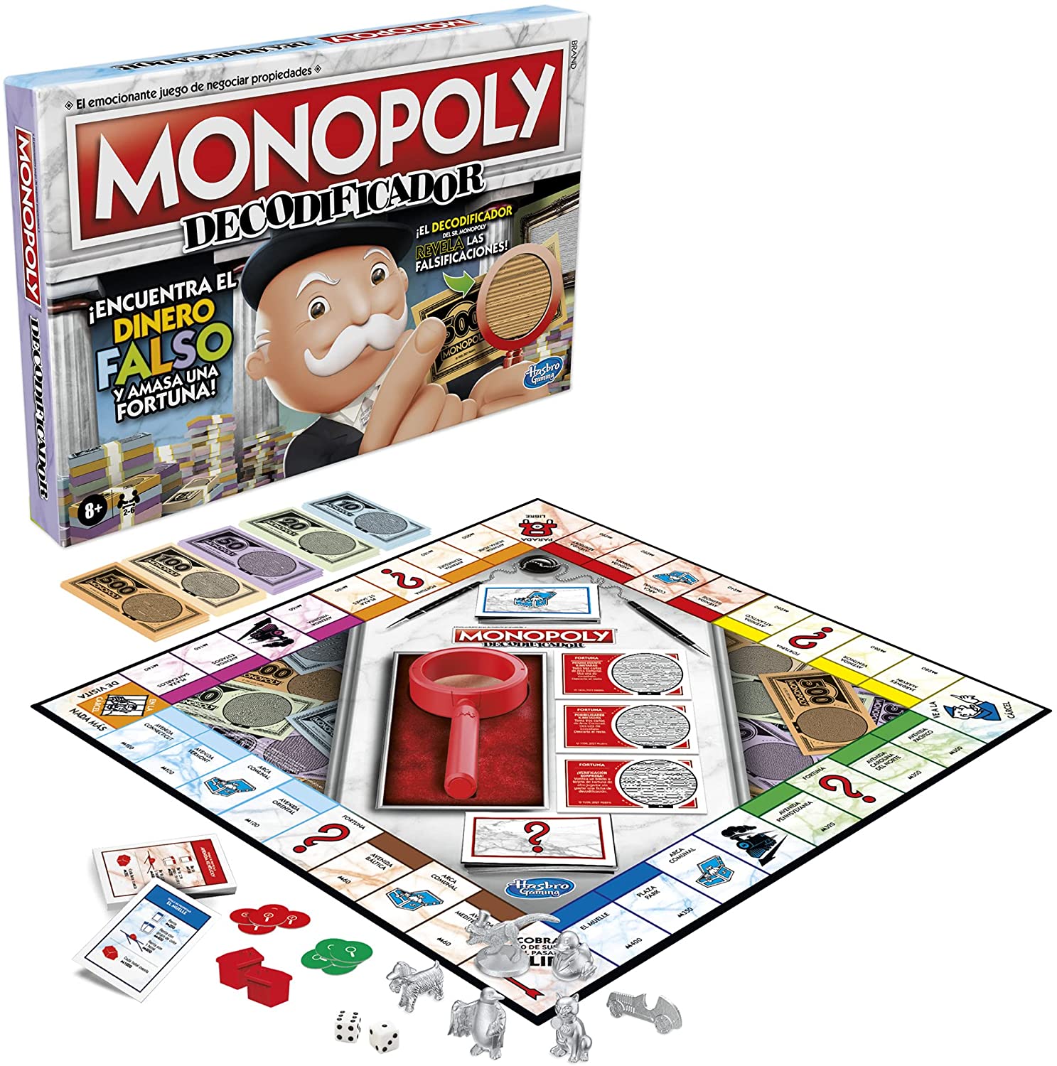 Monopoly Decodificador Juego de Mesa Hasbro F2674