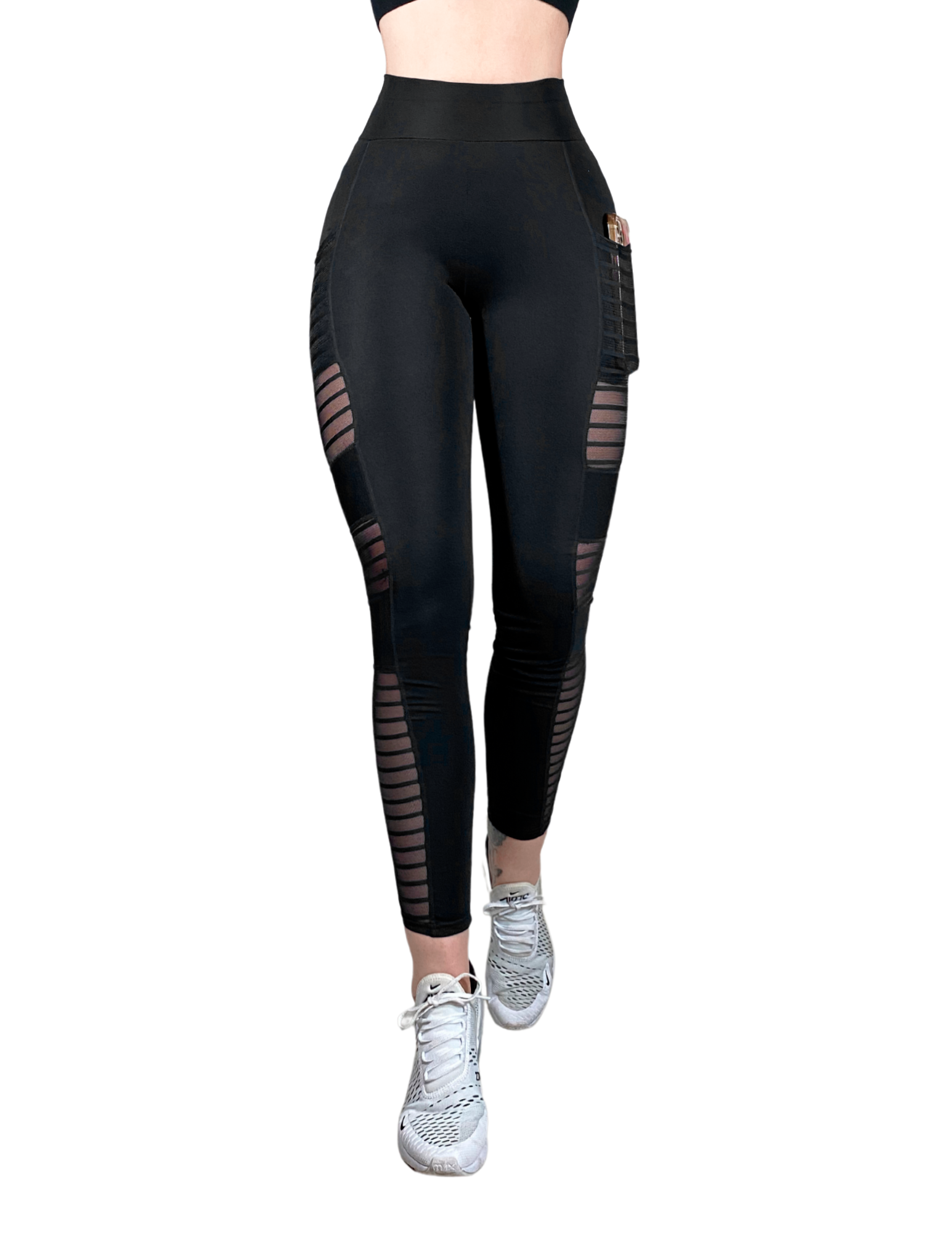 Malla Deportiva Bolsa Celular Leggins Colombiano Lycra Mayon LIC-094