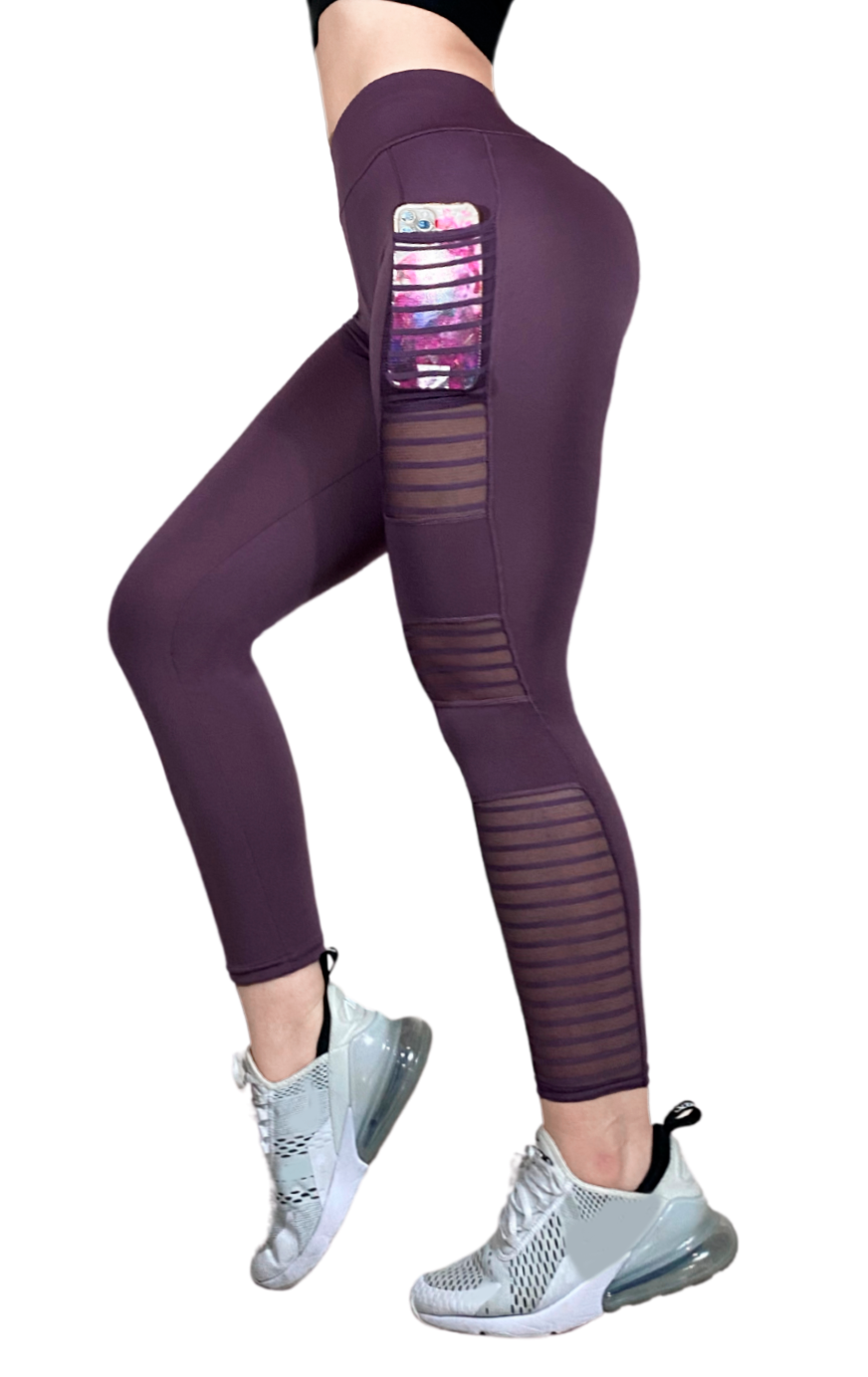 Malla Deportiva Bolsa Celular Leggins Colombiano Lycra Mayon LIC-094