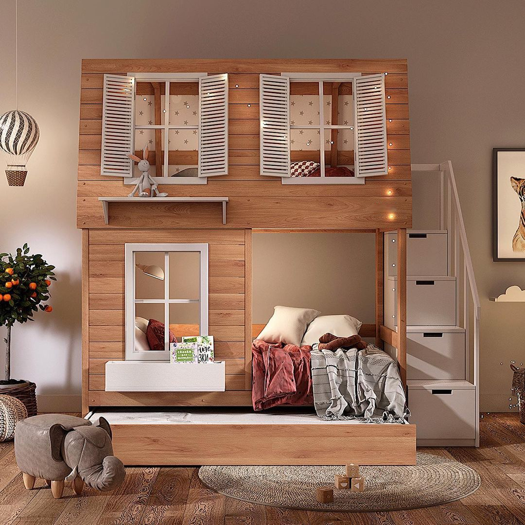 Litera Fantasy Infantil triple individual house