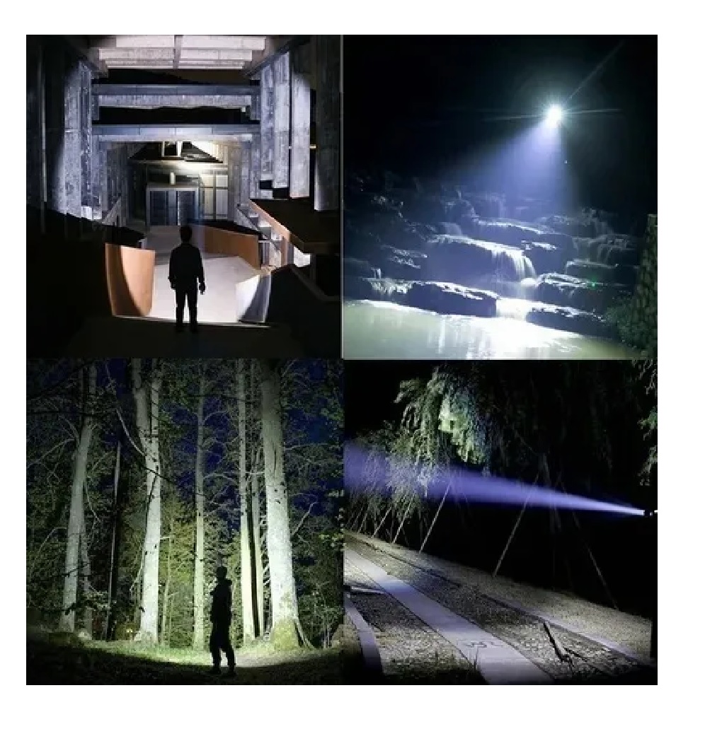 Super Potente Linterna De Alcance Led 500m Recargable.