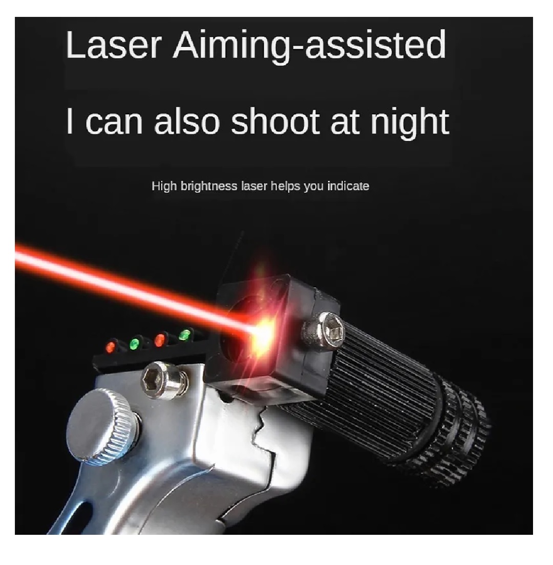 Resortera Profesional Láser Para Exteriores,con 100 Canicas