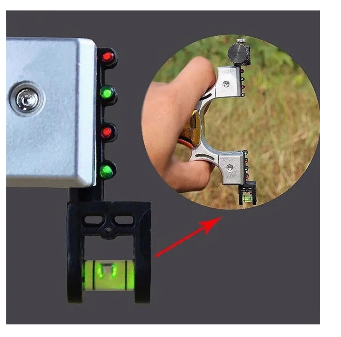 Resortera Profesional Láser Para Exteriores,con 100 Canicas