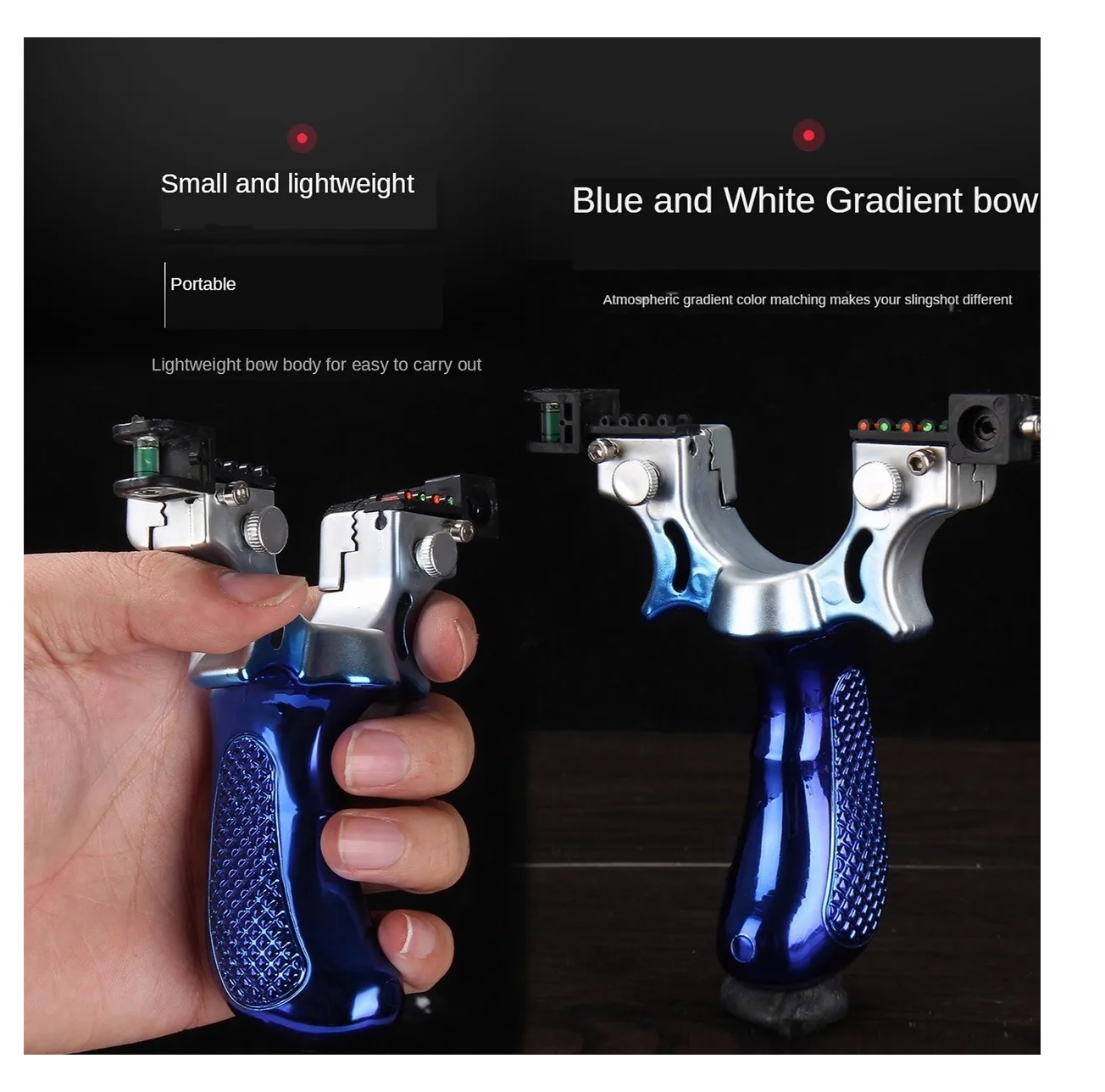 Resortera Profesional Láser Para Exteriores,con 100 Canicas