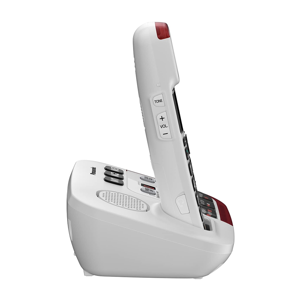Teléfono Inalámbrico Panasonic KX-TGM470 1 Auricular Ideal para Adultos Mayores o Persona Afectada por una Pérdida Auditiva Reacondicionado Grado A
