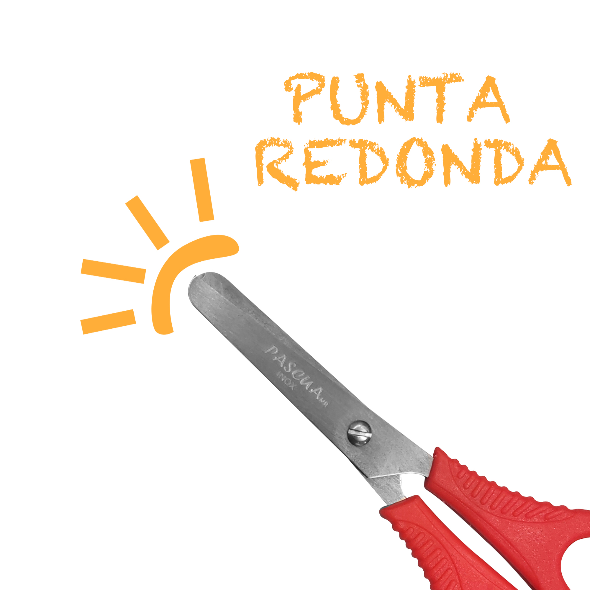 TIJERA ESCOLAR PUNTA ROMA TIJ-ES001 Color Surtido