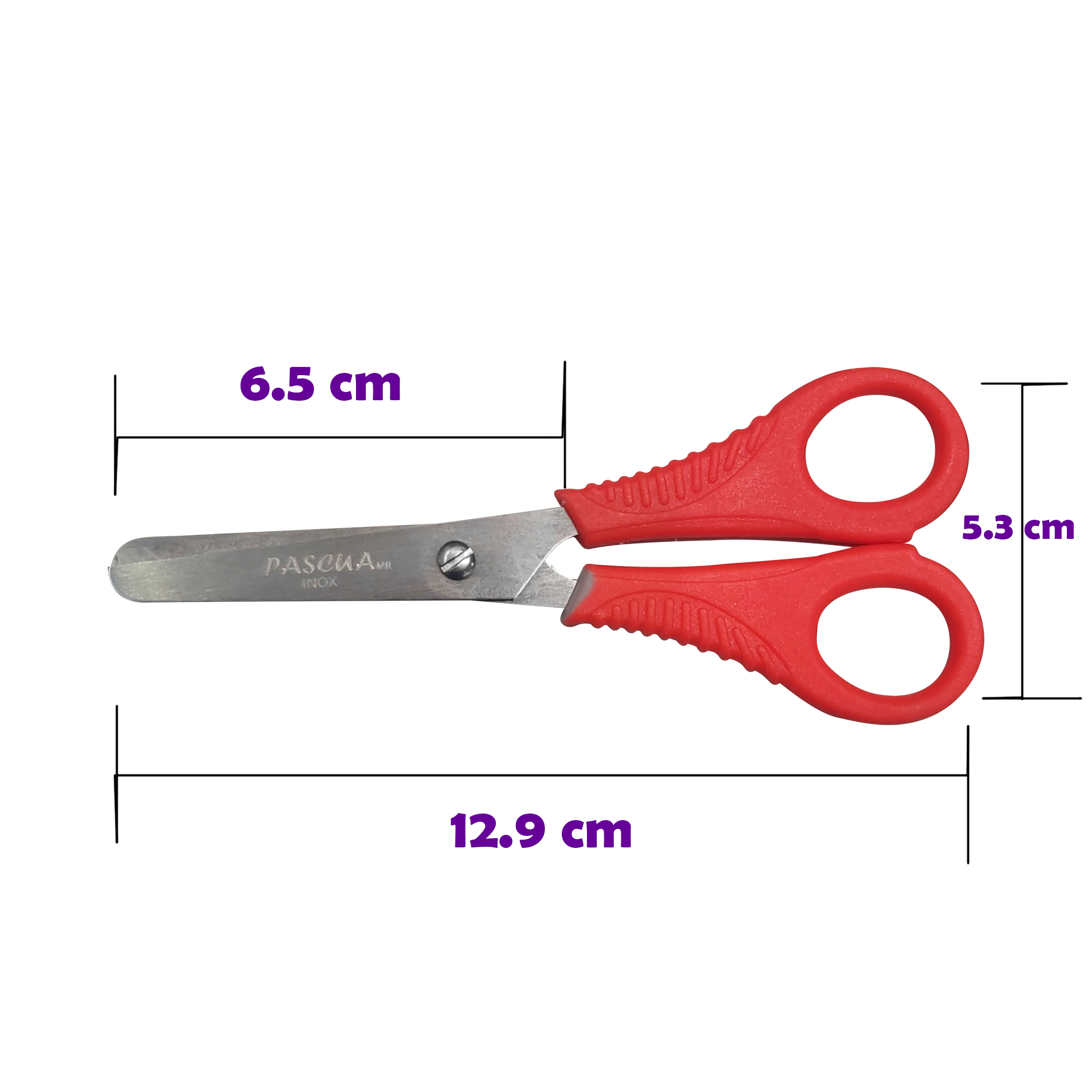 TIJERA ESCOLAR PUNTA ROMA TIJ-ES001 Color Surtido