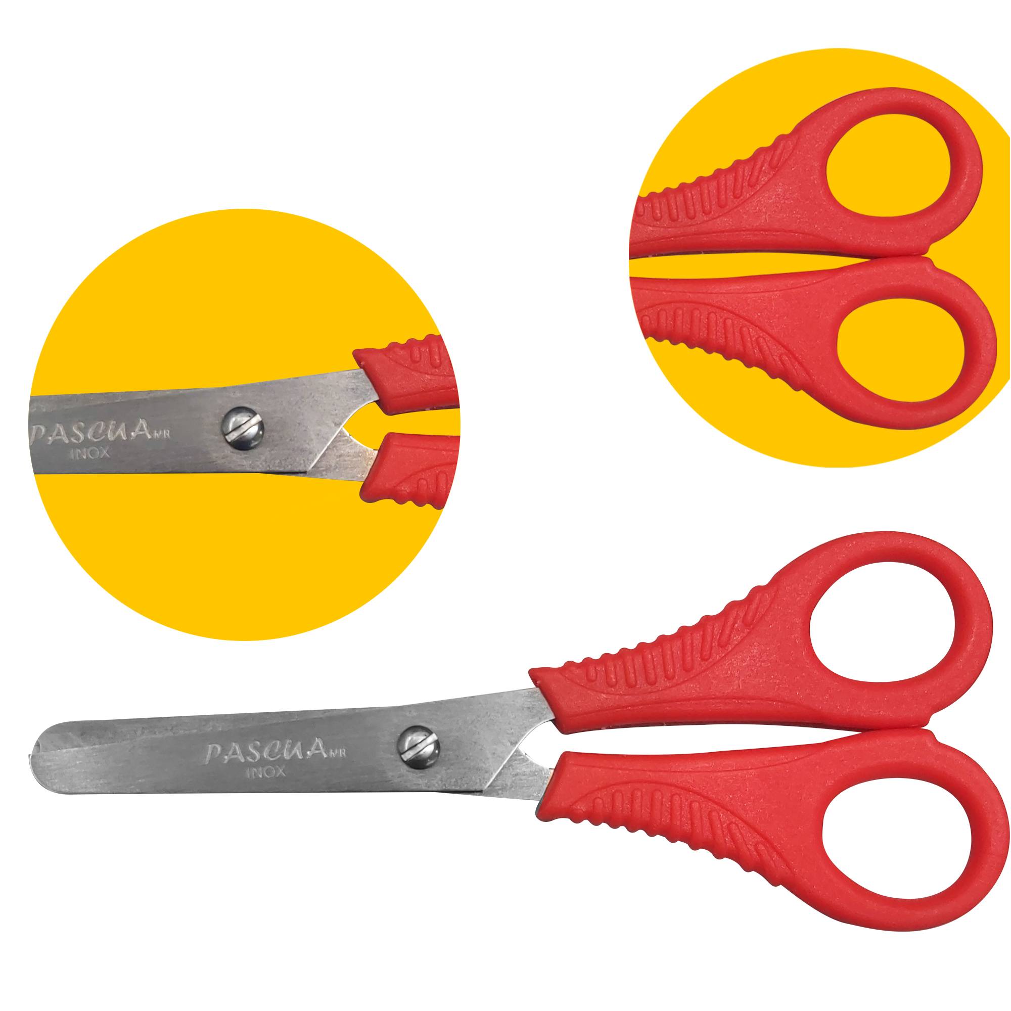 TIJERA ESCOLAR PUNTA ROMA TIJ-ES001 Color Surtido