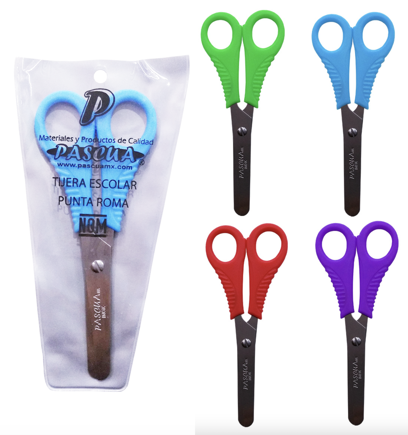 TIJERA ESCOLAR PUNTA ROMA TIJ-ES001 Color Surtido