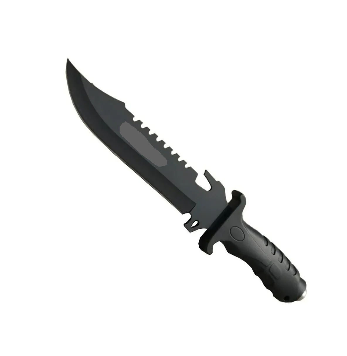 Cuchillo Tipo Rambo Campismo Militar Táctico Negro