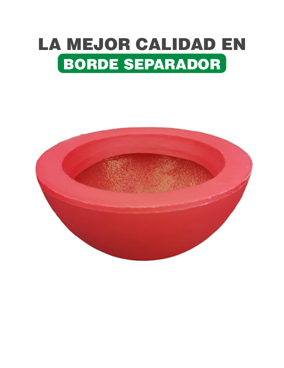 Maceta Minimalista Roja Tipo Tazón 