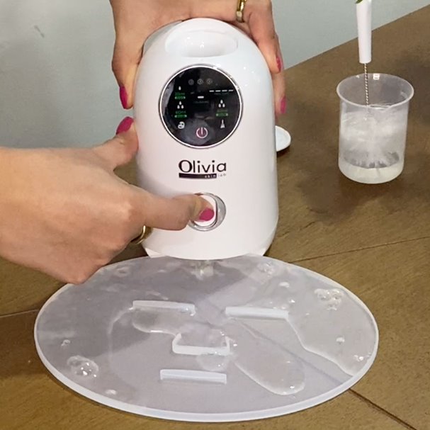 Olivia Skin Lab máquina para hacer mascarillas faciales en casa 