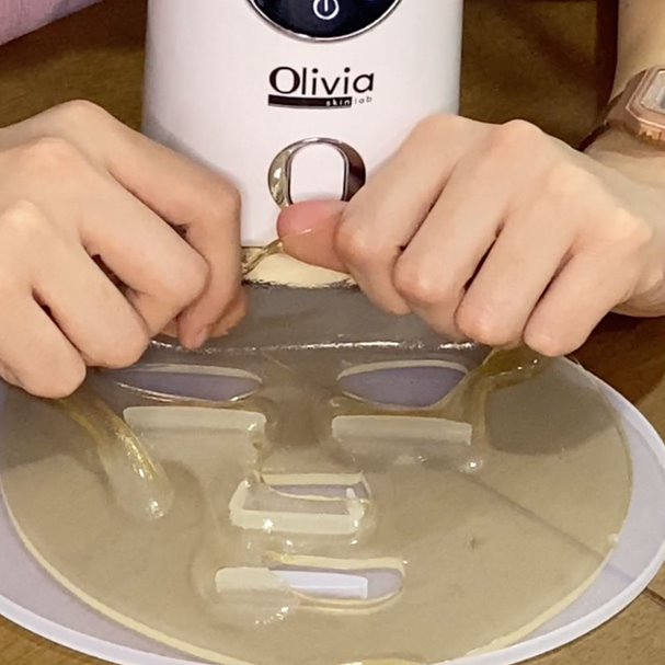 Olivia Skin Lab máquina para hacer mascarillas faciales en casa 