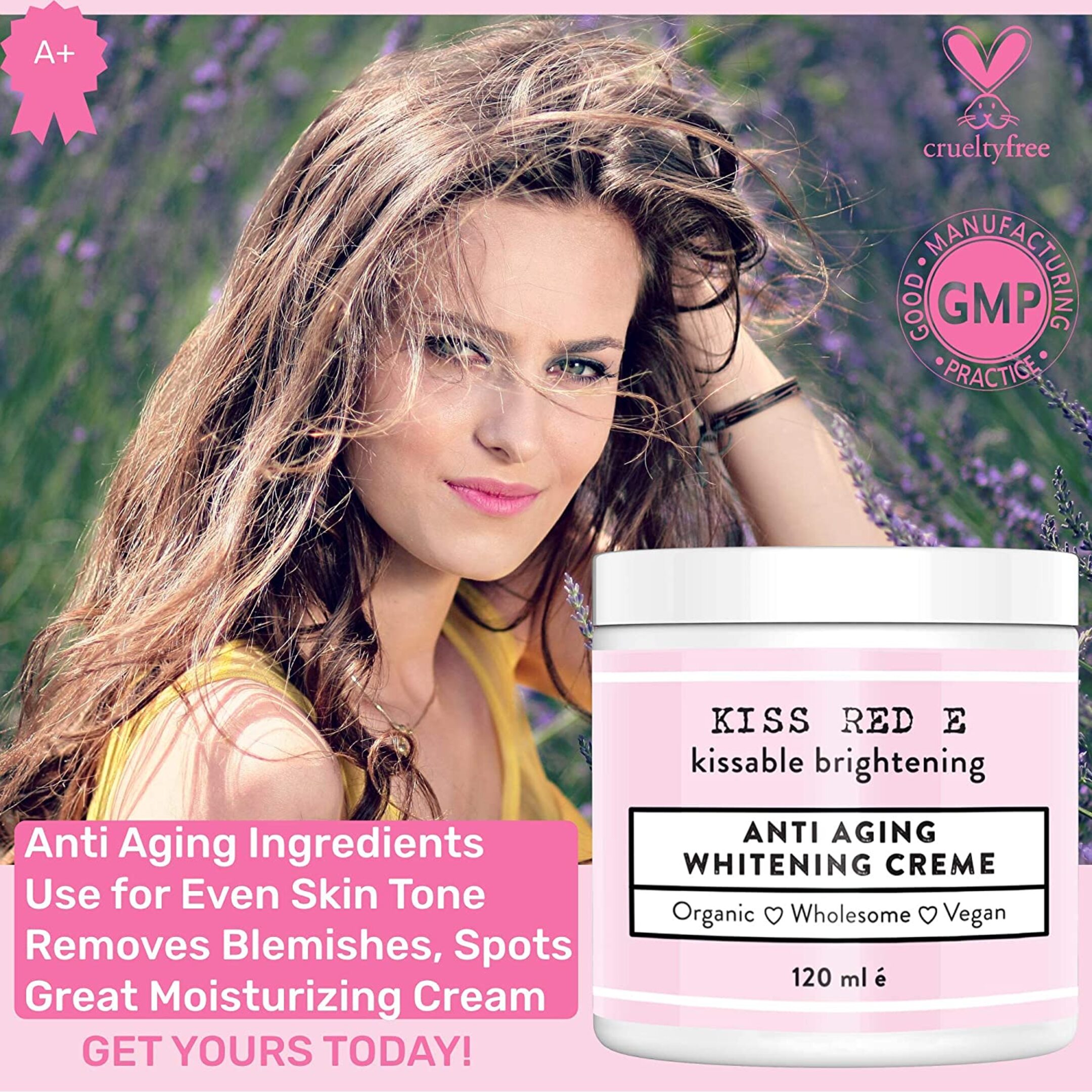 ANTI AGING WHITENING CREME /Crema Blanqueadora de Manchas Aclaradora Facial