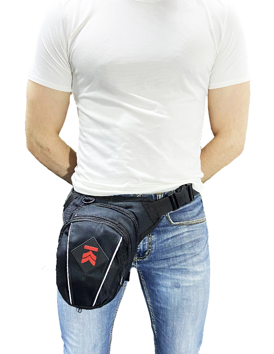 Piernera Motociclista Kampak DP21 Reflejante Expandible Moto Bici