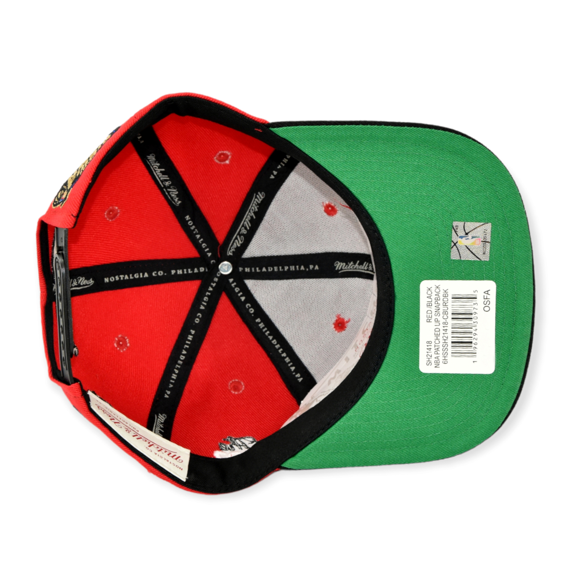 Chicago Bulls Nba Gorra Mitchell And Ness Patched