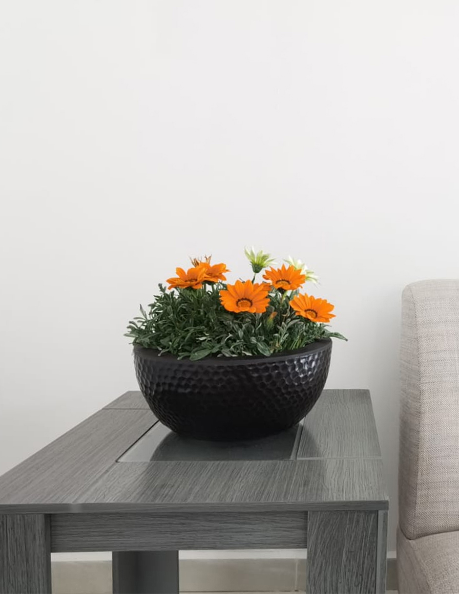 Maceta Minimalista Tazón Mejor Que Fibra De Vidrio