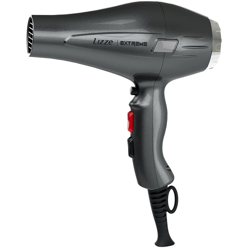 Secadora De Cabello Lizze Extreme Color Gris 127 V