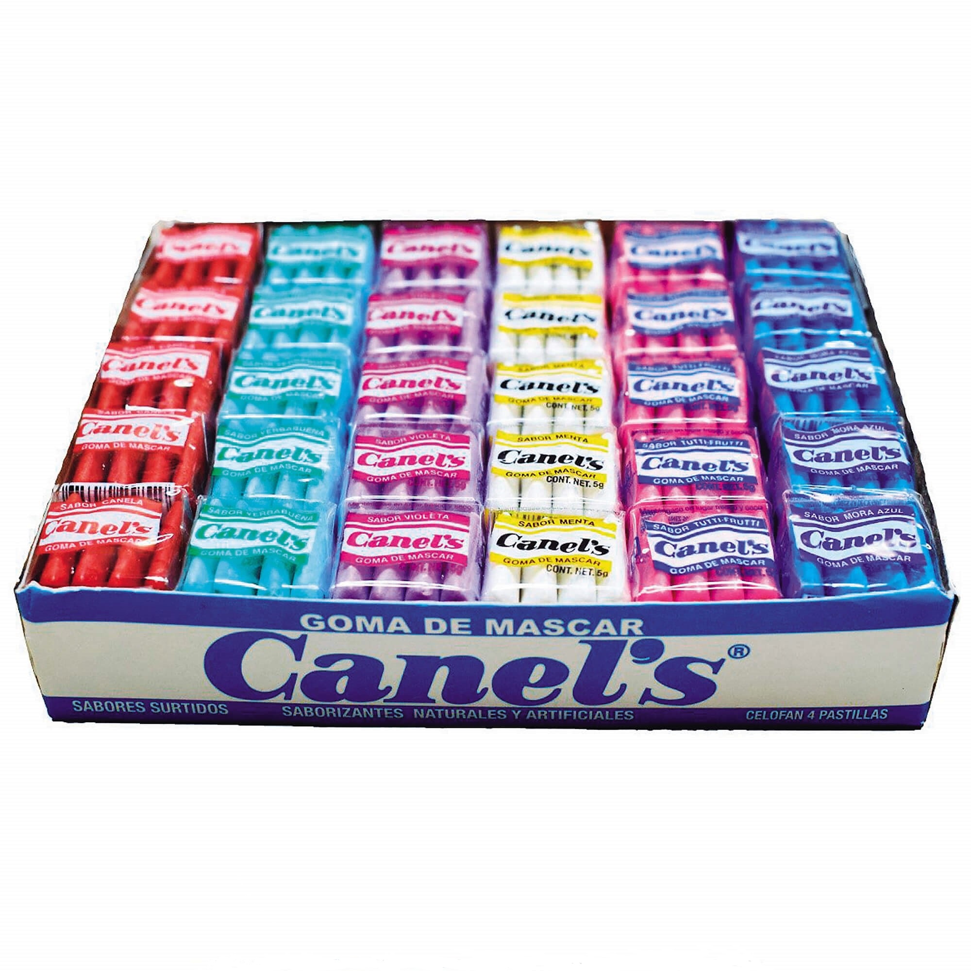 Chicles Canels Canels Celofan Sabores Variados Con 60 Piezas