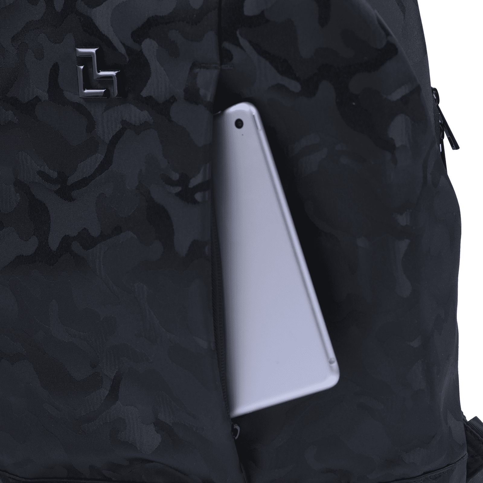 LUCKMAN Mochila para Laptop hasta 15.6 Pulgadas, Moderna Antirrobo, Múltiples Compartimentos, Backpack Hombre Ejecutiva, Escolar de Viaje, Funcional Resistente, Repelente al Agua - Mateo, Negro Militar