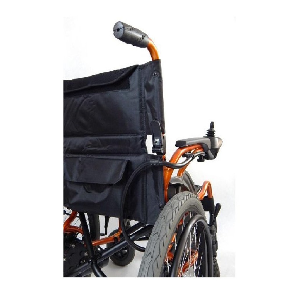 Silla De Ruedas Eléctrica Plegable MedIcal Store de Aluminio Ligera Naranja