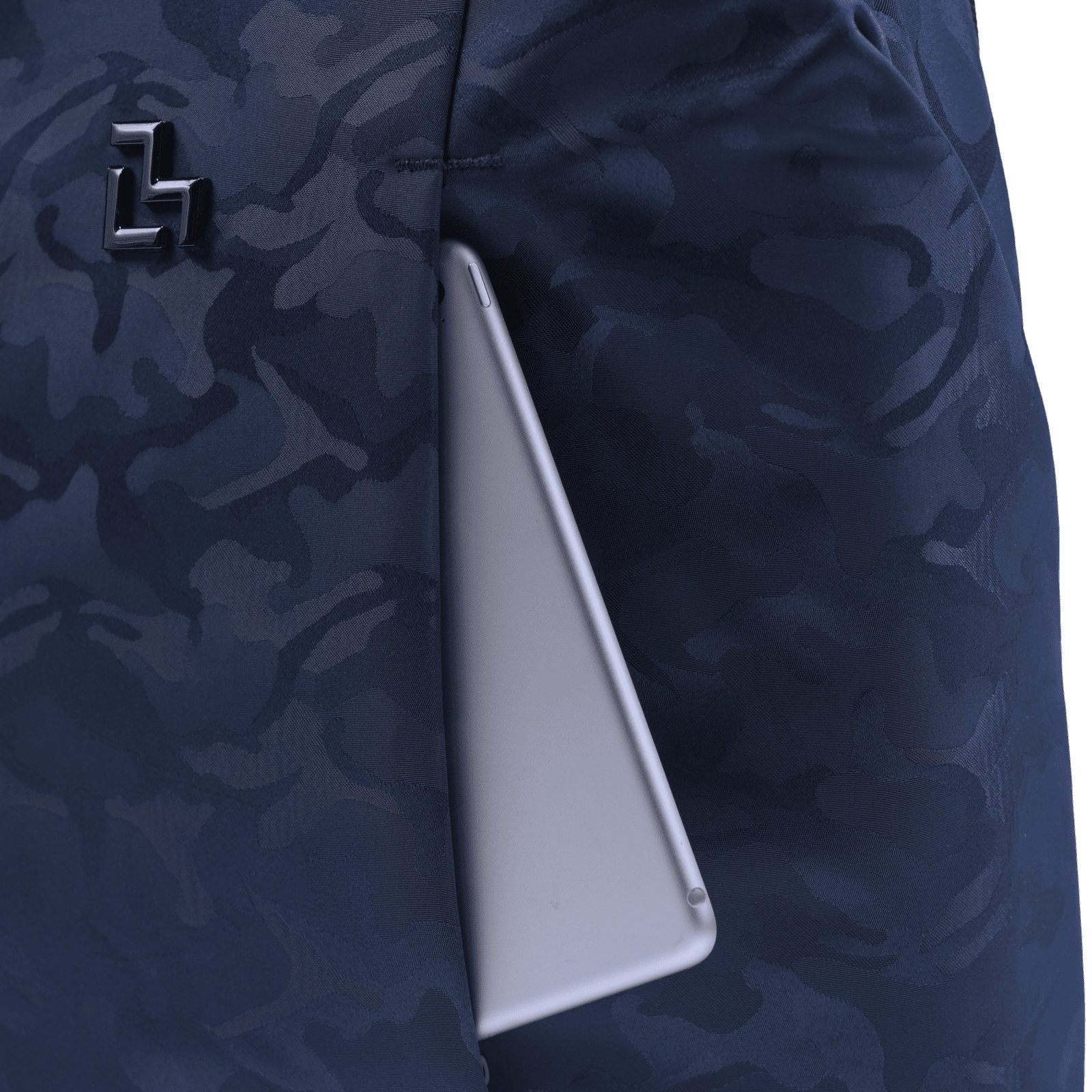 LUCKMAN Mochila para Laptop hasta 15.6 Pulgadas, Moderna Antirrobo, Múltiples Compartimentos, Backpack Hombre Ejecutiva, Escolar de Viaje, Funcional Resistente, Repelente al Agua - Mateo, Azul Militar