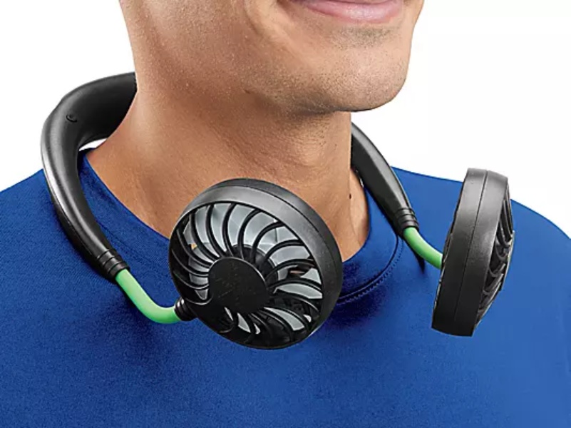 Ventilador Cuello, Ventilador Cuello Portátil, Mini Ventilador Portatil