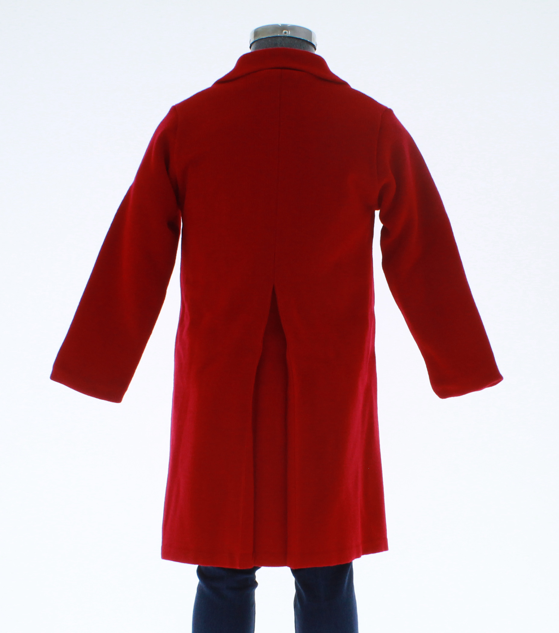 Abrigo Niña Color Rojo Forrado 3172 1 a 10 Años.