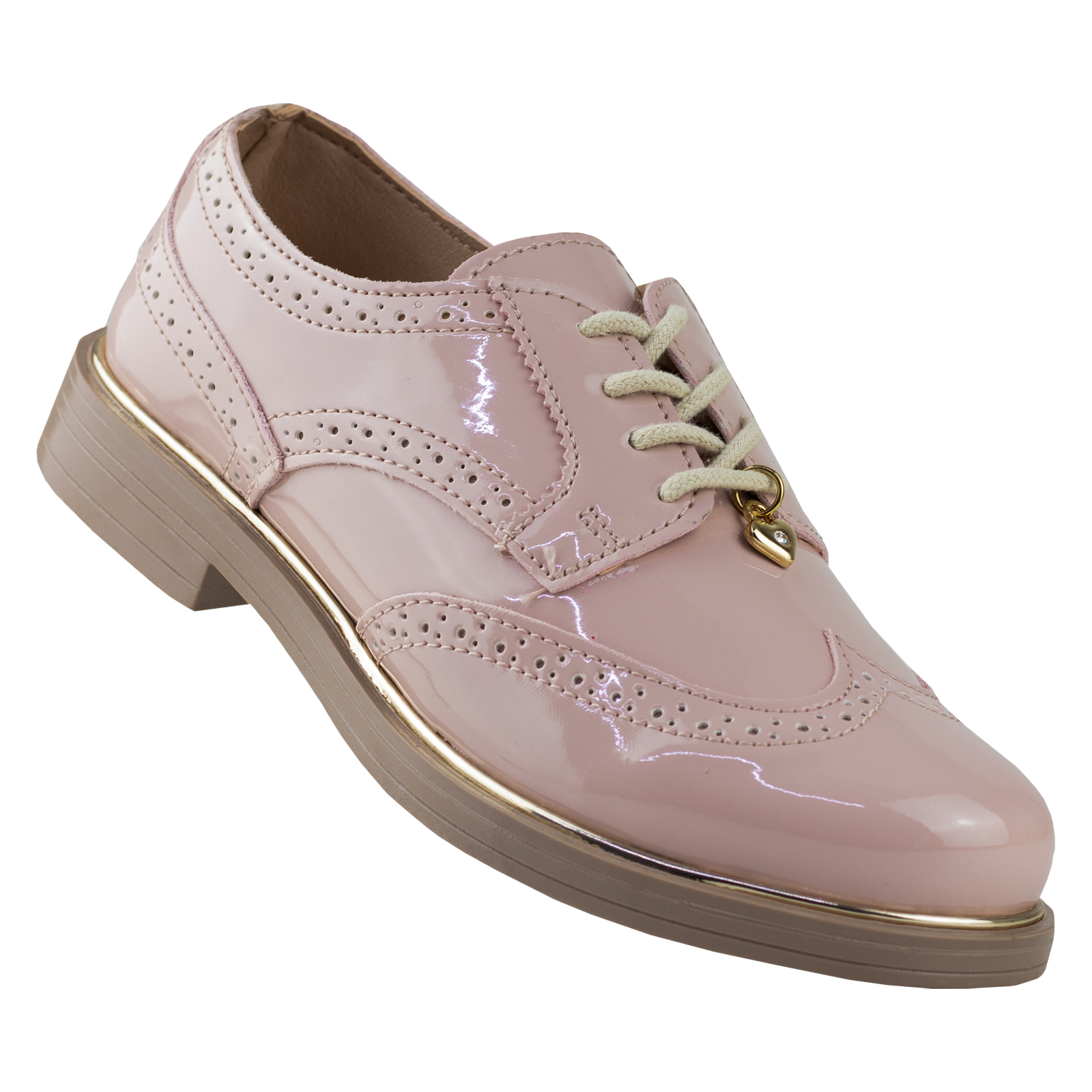 Zapatos Bostonianos De Charol Dama Chabelo C276-a Maquillaje