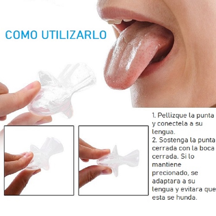 Kit Anti-Ronquidos Desesperados.  Dispositivo Lingual/Dilatadores Nasales.